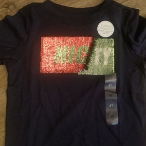 Boys Naughty or Nice Tshirt 4T